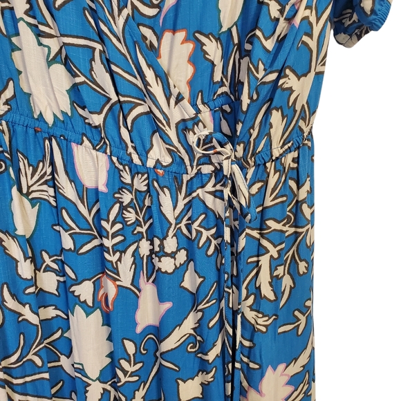 NWT Knox Rose Women's Wrap Dress Floral Ruffle Short Sleeves Size 4X - Picture 7 of 14
